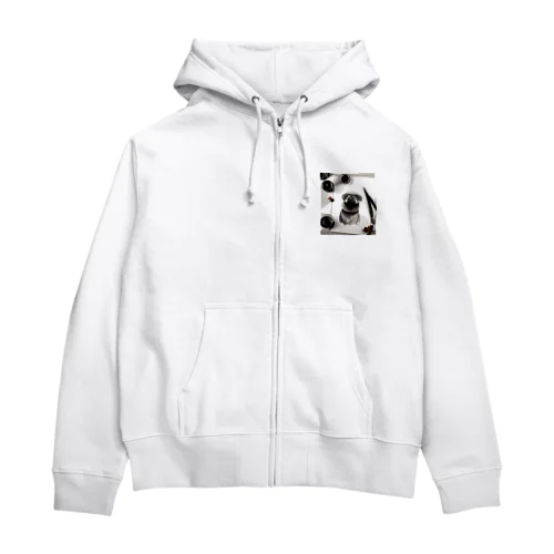 グラサンアザラシ Zip Hoodie