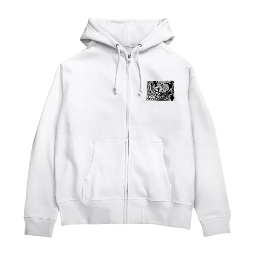 maguro Man of the sea Zip Hoodie