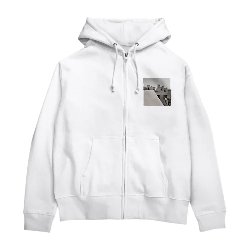 モノクロマジック Zip Hoodie