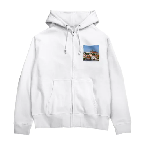 プラハ城 Zip Hoodie