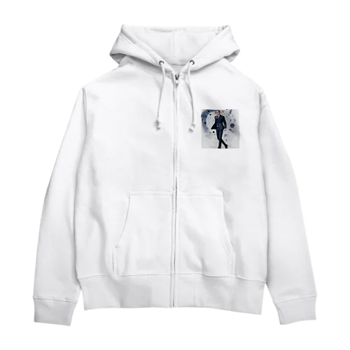 「未知への第一歩」 Zip Hoodie