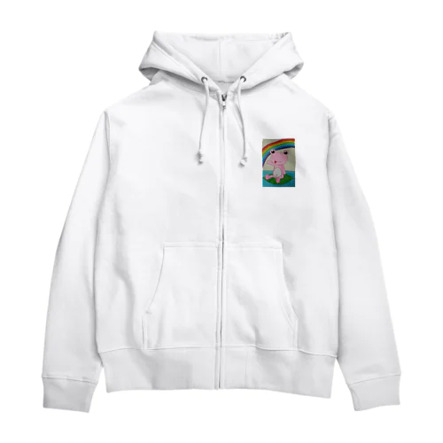 かえるのぺろっけ Zip Hoodie