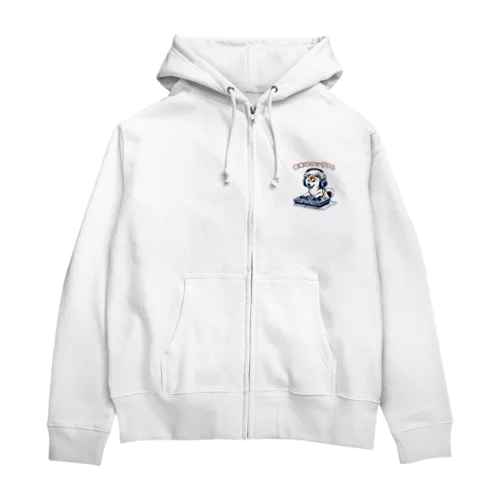 豆柴のビートラボ Zip Hoodie