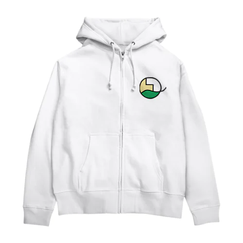 凹凸ラボ（ロゴのみ） Zip Hoodie