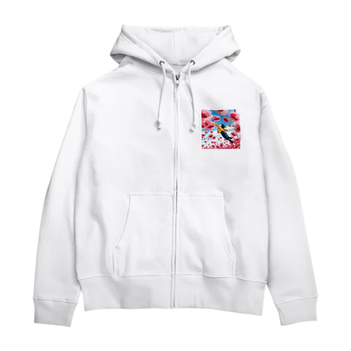 ひらりん Zip Hoodie