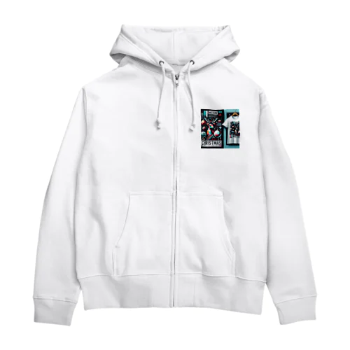 ジオメトリック・クリスマス Zip Hoodie