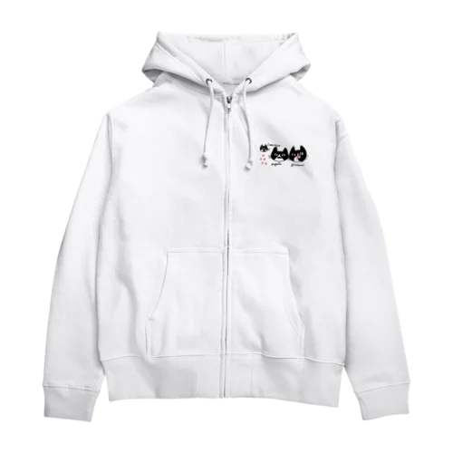 ねこの手工房スタッフさん Zip Hoodie