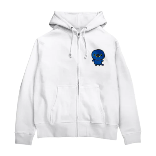 スミレコンゴウインコ Zip Hoodie