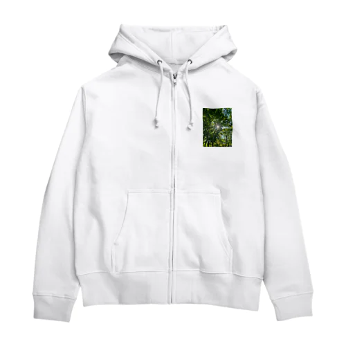 夏の森林 Zip Hoodie