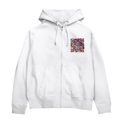 communication Zip Hoodie