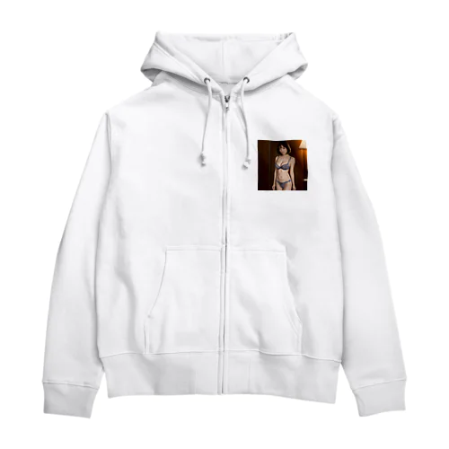 佐藤 麻衣  Zip Hoodie