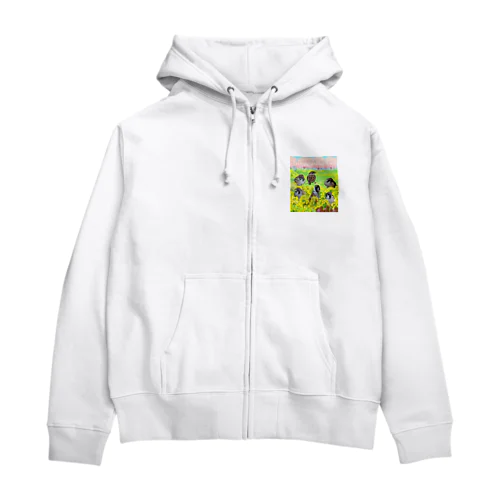 メッシュファミリー春 Zip Hoodie