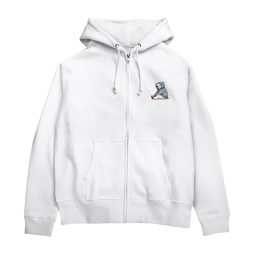 シロクマパーカー Zip Hoodie