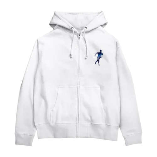 サッカー選手 Zip Hoodie