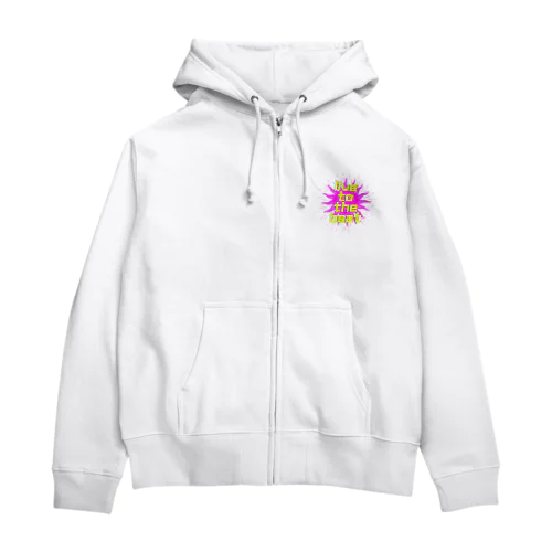 ビートに合わせて生きろ Zip Hoodie