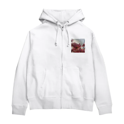 やさしい色の花 Zip Hoodie