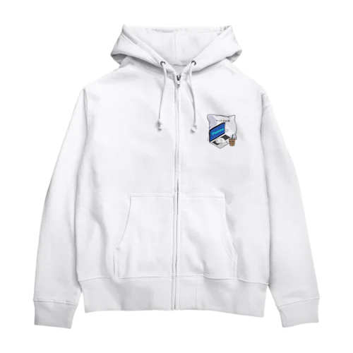 ゆるアザラシ休憩中 Zip Hoodie