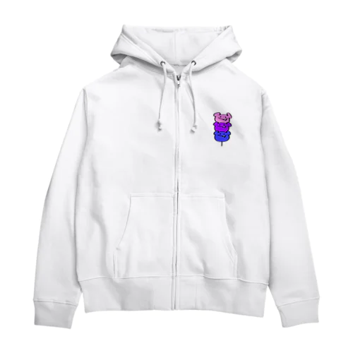 カロリーベアだんご Zip Hoodie