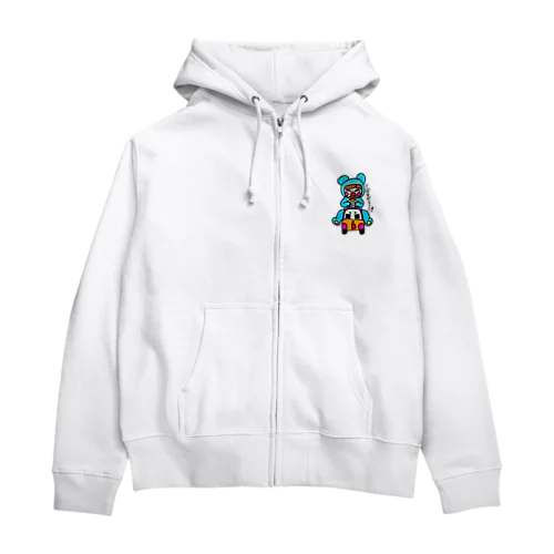 車大好き！着ぐるみBOY♡ Zip Hoodie