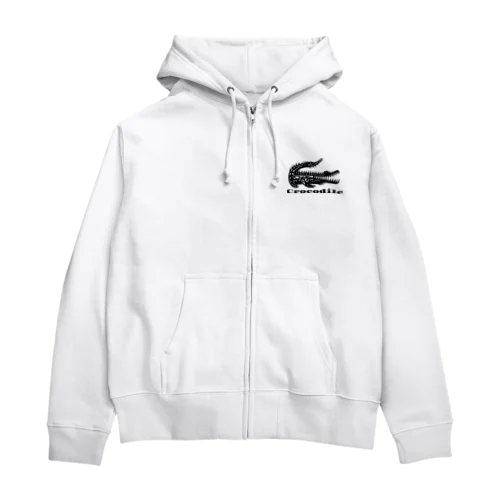 トライバルクロコダイル Zip Hoodie