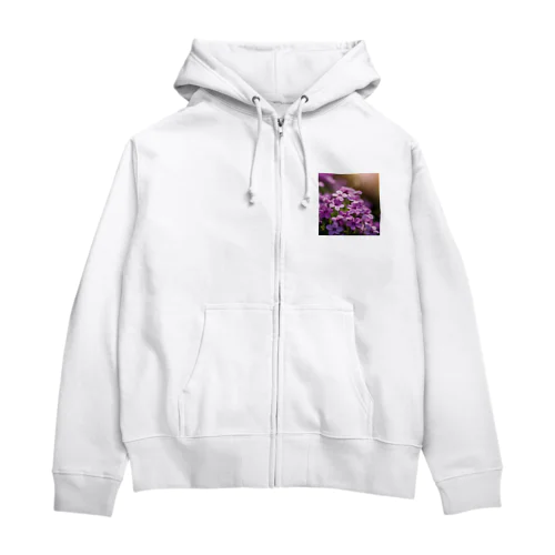 フロックスの小さな花房 Zip Hoodie