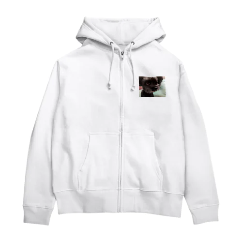 キョトン顔のオレオ Zip Hoodie