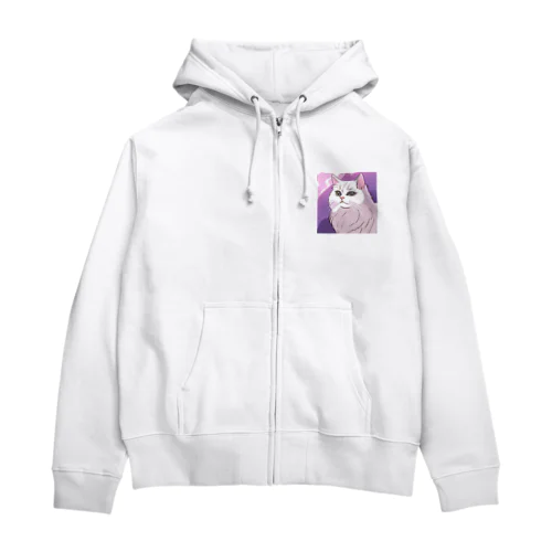 ふわふわペルシャ Zip Hoodie