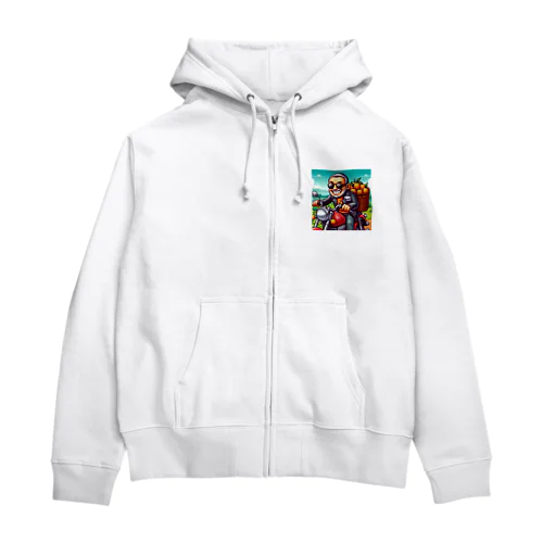 季節の配達いたします Zip Hoodie