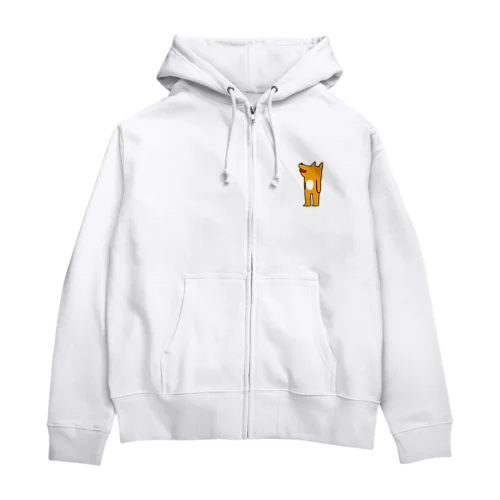 アンニュイなキツネ Zip Hoodie