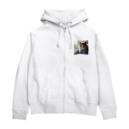 ほほえみブリティッシュ Zip Hoodie