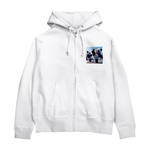 パンダキック Zip Hoodie