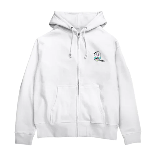 ラーメンを食べるHachikajiri nozomi Zip Hoodie