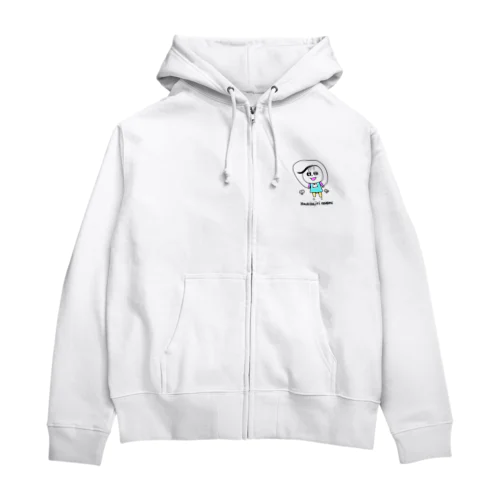 縄跳びするHachikajiri nozomiちゃん Zip Hoodie