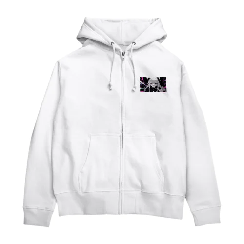 病みカワ天使 Zip Hoodie