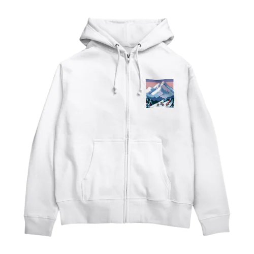 winter sports Zip Hoodie