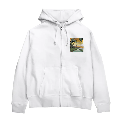 ハワイ　トラック Zip Hoodie