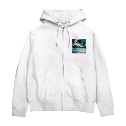 ボラボラ島 Zip Hoodie