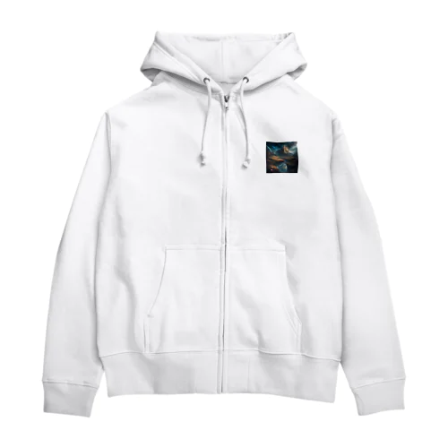 神秘的な空間 Zip Hoodie