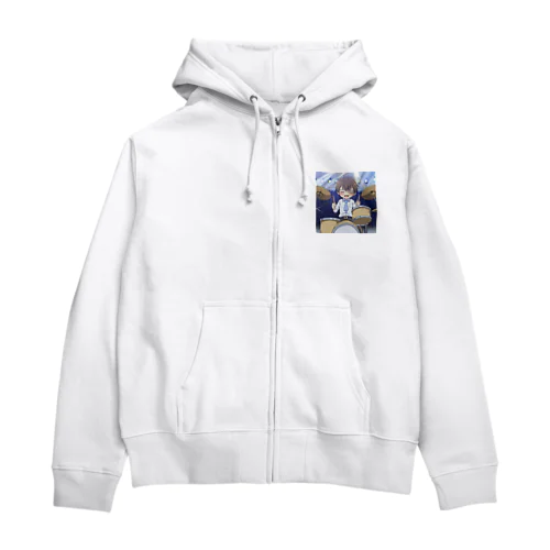 ドラマー＠サラリーマン Zip Hoodie