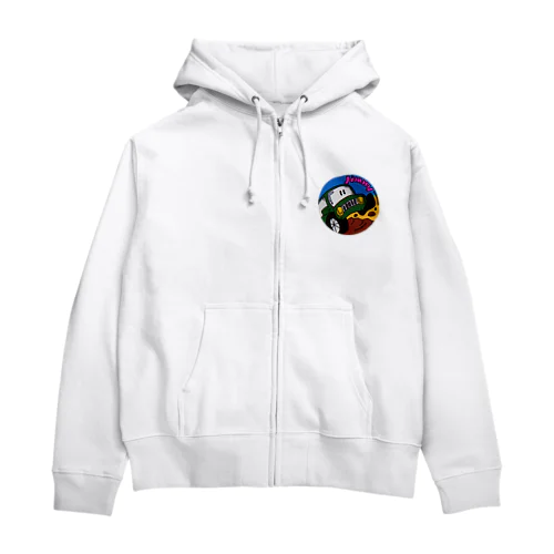 ジムヲくん（緑） Zip Hoodie