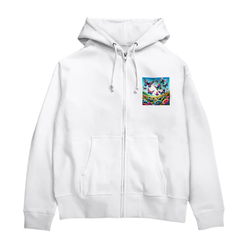 幸運のお花畑 Zip Hoodie