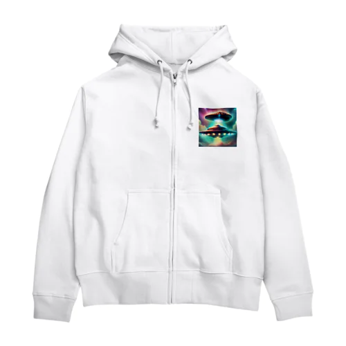 未確認飛行物体 Zip Hoodie