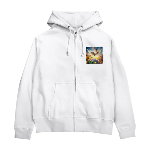 たろうまる昇天 Zip Hoodie