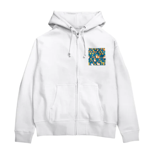 ハムスター Zip Hoodie