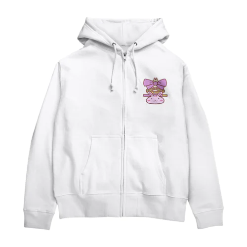 喜！ピンク Zip Hoodie