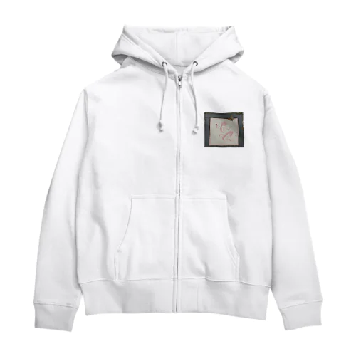 赤い靴と落ち葉 Zip Hoodie