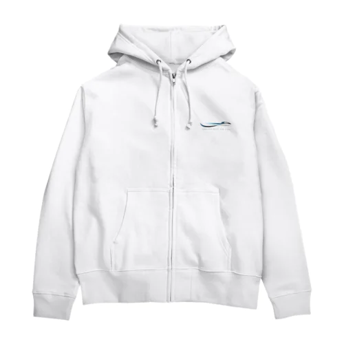 Mariana Blue Airline Zip Hoodie