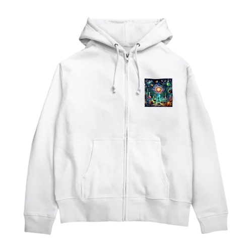 サイエンスドリーム Zip Hoodie