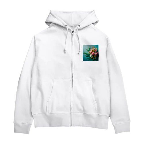 ミモザ Zip Hoodie