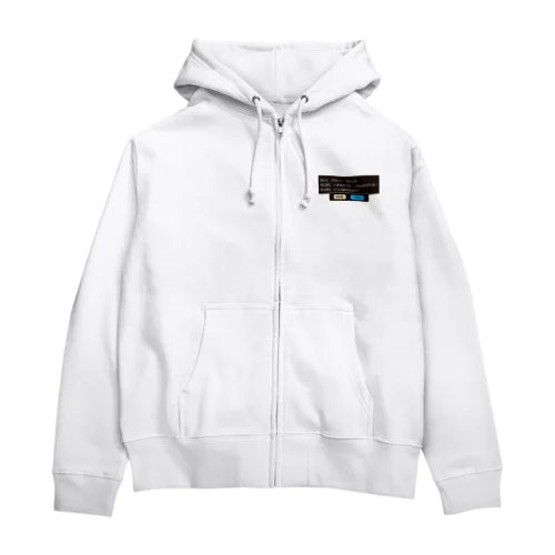 RPG風ドッグTシャツ Zip Hoodie